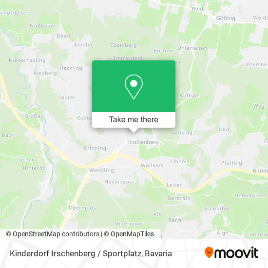 Карта Kinderdorf Irschenberg / Sportplatz