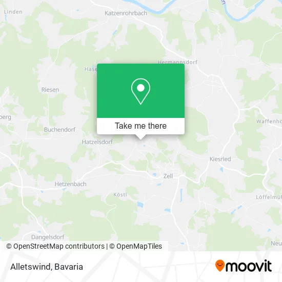 Карта Alletswind