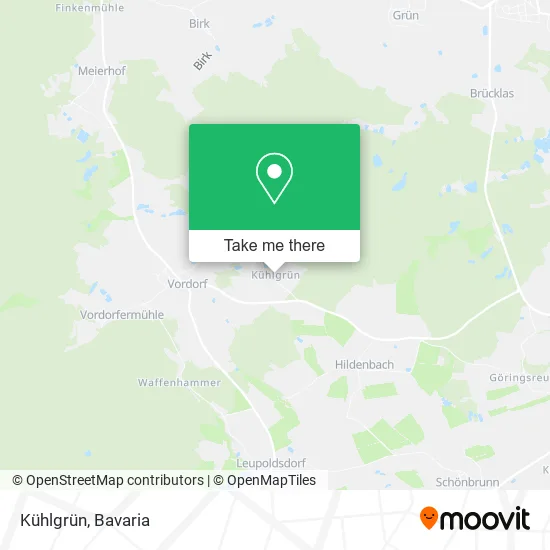 Карта Kühlgrün