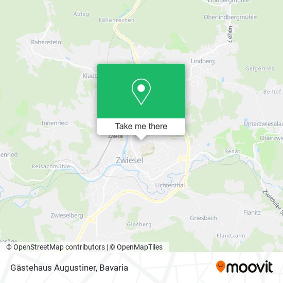 Gästehaus Augustiner map
