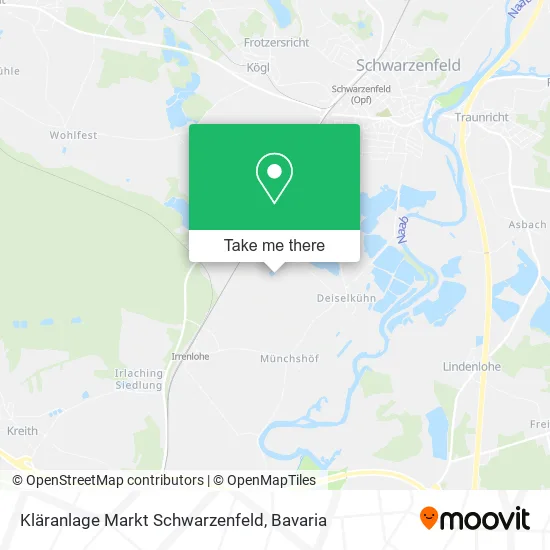 Карта Kläranlage Markt Schwarzenfeld