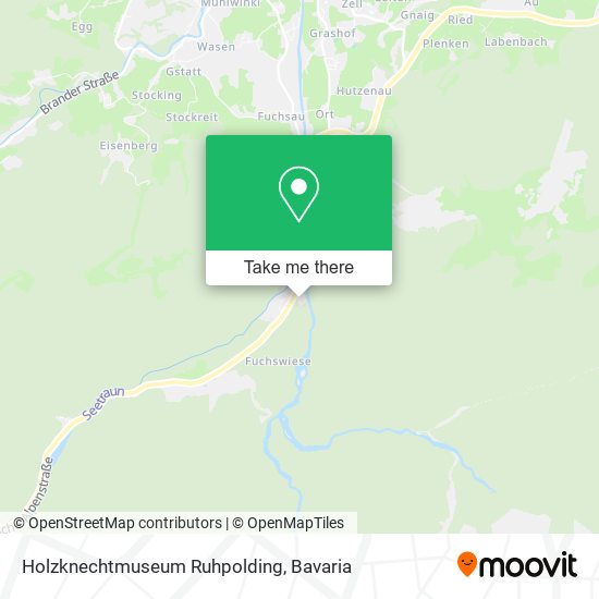 Holzknechtmuseum Ruhpolding map