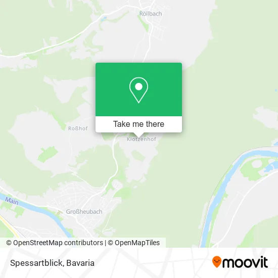 Карта Spessartblick