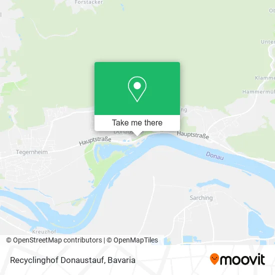 Карта Recyclinghof Donaustauf