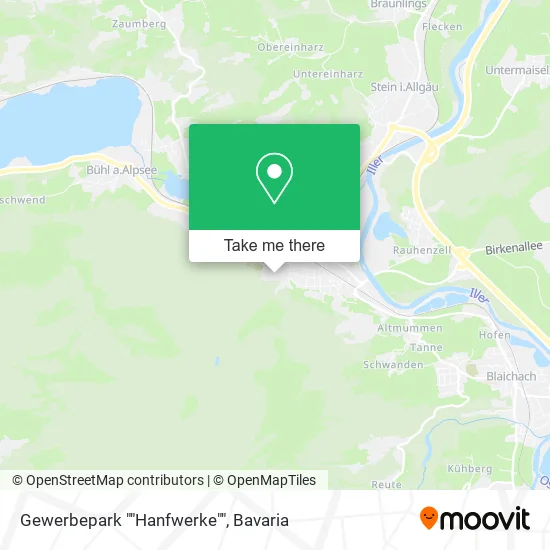 Карта Gewerbepark ""Hanfwerke""