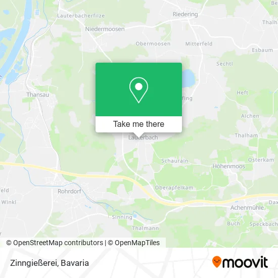 Карта Zinngießerei
