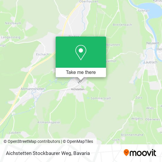 Aichstetten Stockbaurer Weg map
