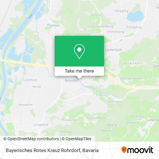 Bayerisches Rotes Kreuz Rohrdorf map