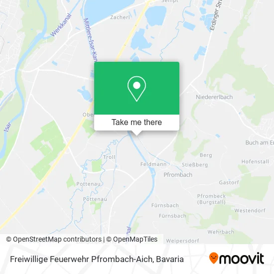 Карта Freiwillige Feuerwehr Pfrombach-Aich