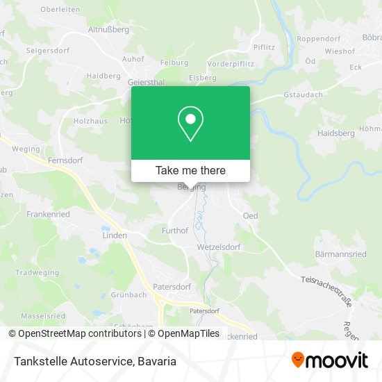 Карта Tankstelle Autoservice
