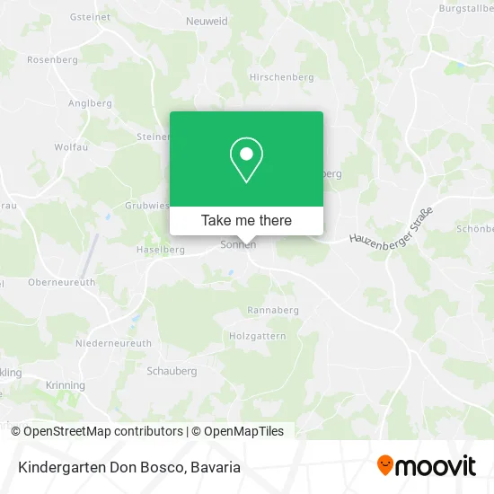 Kindergarten Don Bosco map