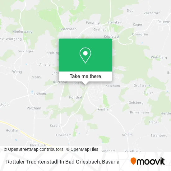 Карта Rottaler Trachtenstadl In Bad Griesbach