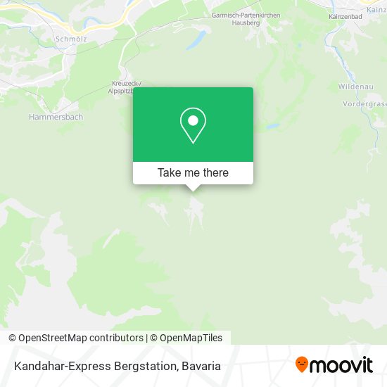 Карта Kandahar-Express Bergstation