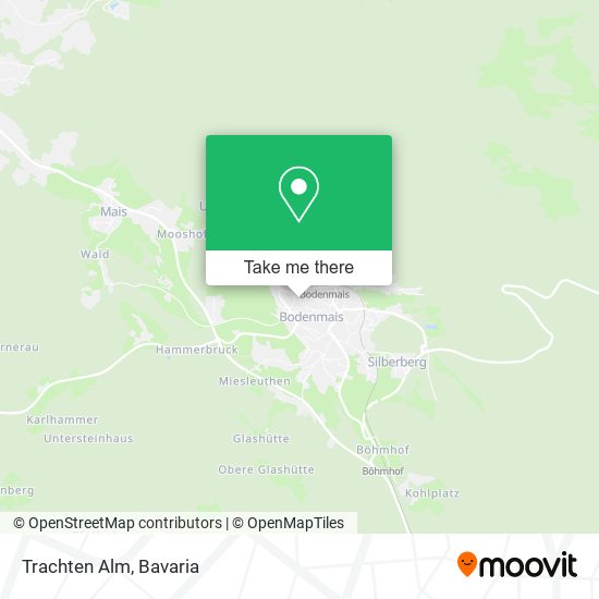 Trachten Alm map