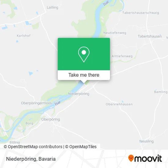 Карта Niederpöring