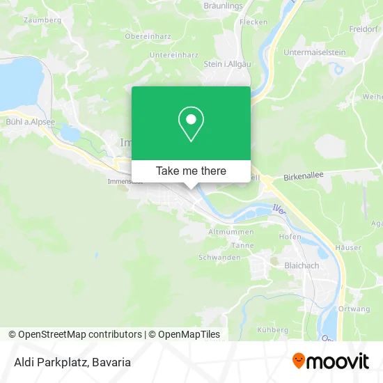 Карта Aldi Parkplatz