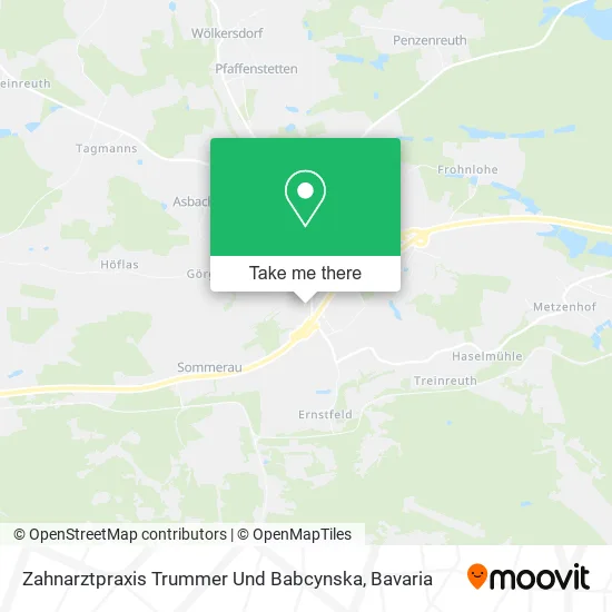 Карта Zahnarztpraxis Trummer Und Babcynska