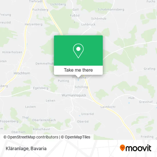 Карта Kläranlage