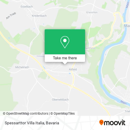 Spessarttor Villa Italia map