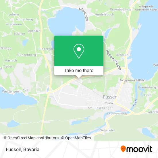 Карта Füssen