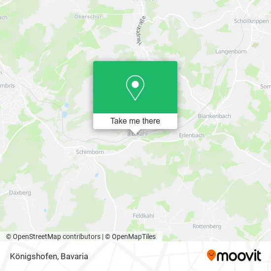 Карта Königshofen
