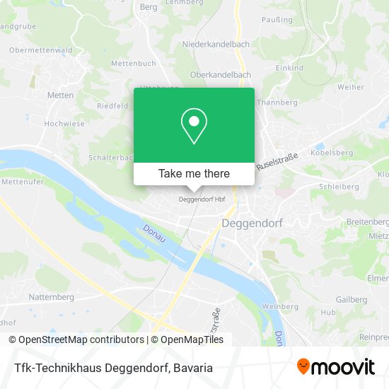 Tfk-Technikhaus Deggendorf map