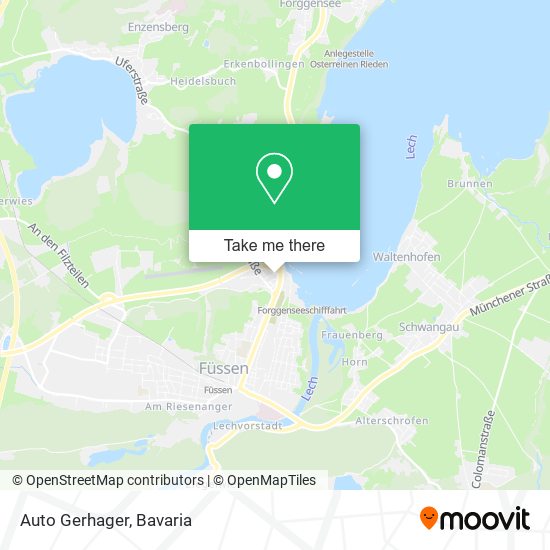 Auto Gerhager map