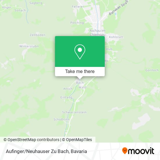 Aufinger/Neuhauser Zu Bach map