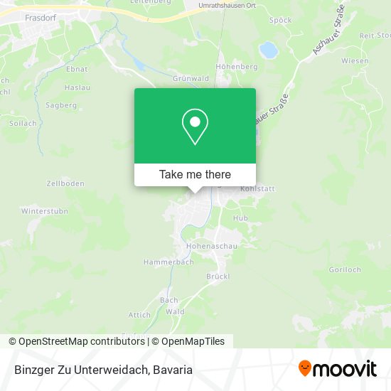 Карта Binzger Zu Unterweidach