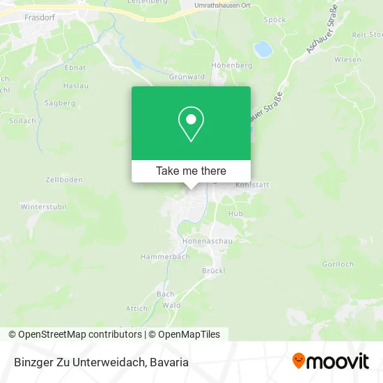 Карта Binzger Zu Unterweidach
