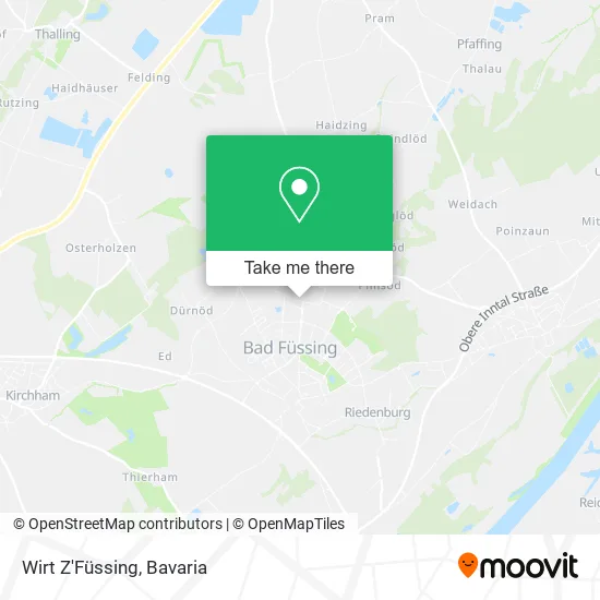 Карта Wirt Z'Füssing
