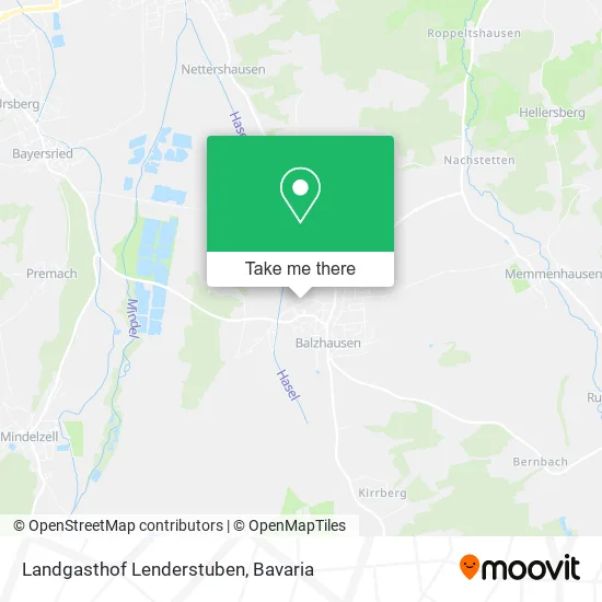 Карта Landgasthof Lenderstuben
