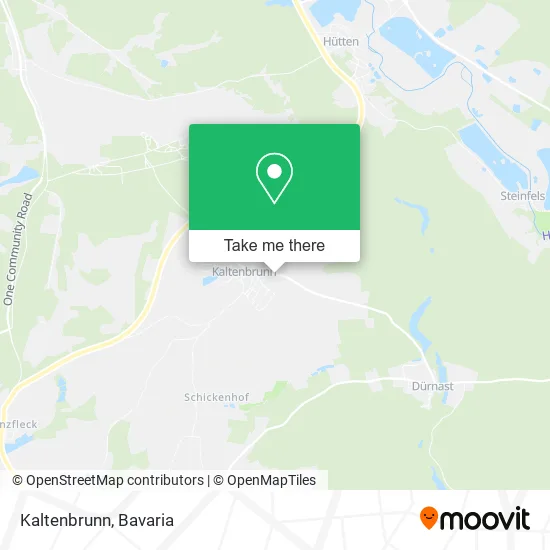 Карта Kaltenbrunn