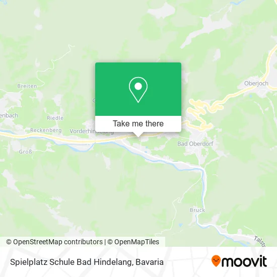 Карта Spielplatz Schule Bad Hindelang