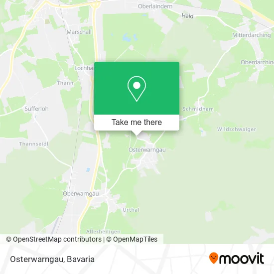 Карта Osterwarngau