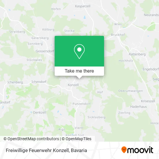 Карта Freiwillige Feuerwehr Konzell