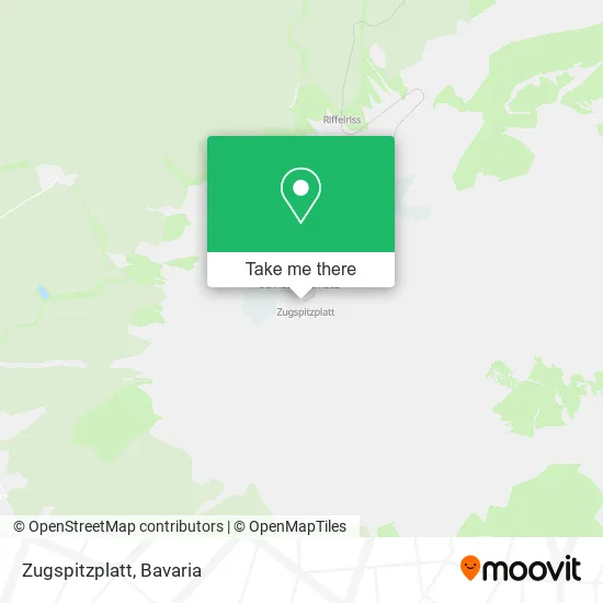 Карта Zugspitzplatt