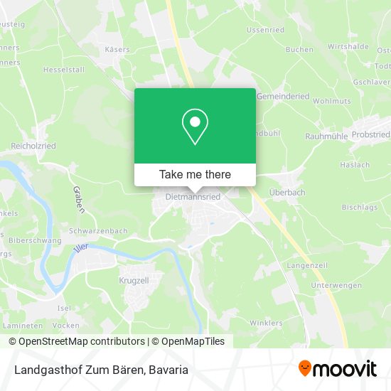 Landgasthof Zum Bären map