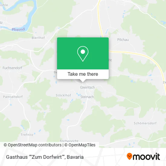 Карта Gasthaus ""Zum Dorfwirt""