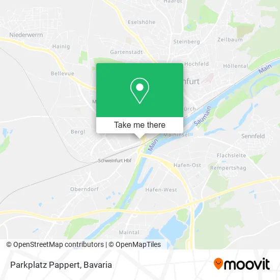 Карта Parkplatz Pappert