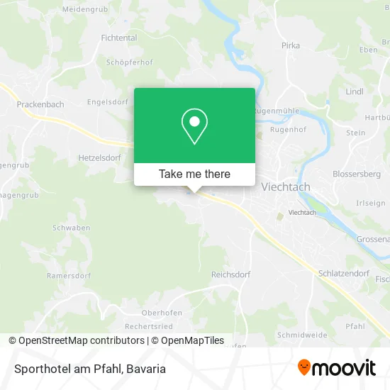 Карта Sporthotel am Pfahl