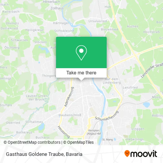 Карта Gasthaus Goldene Traube