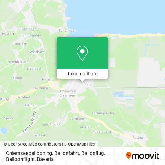 Карта Chiemseeballooning, Ballonfahrt, Ballonflug, Balloonflight