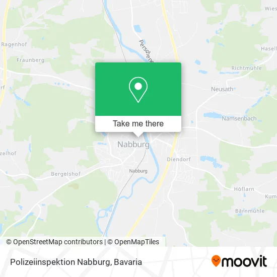 Карта Polizeiinspektion Nabburg