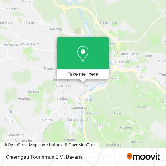 Карта Chiemgau Tourismus E.V.