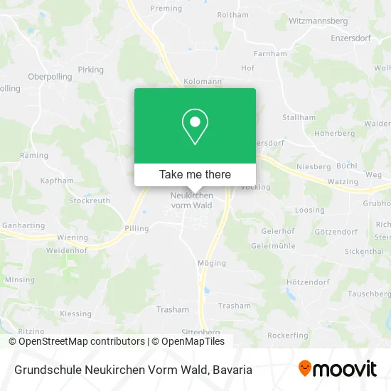 Карта Grundschule Neukirchen Vorm Wald