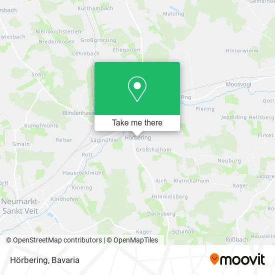 Hörbering map