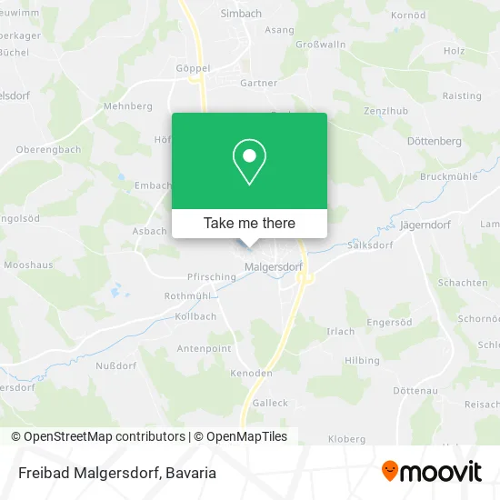 Карта Freibad Malgersdorf