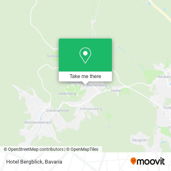 Hotel Bergblick map