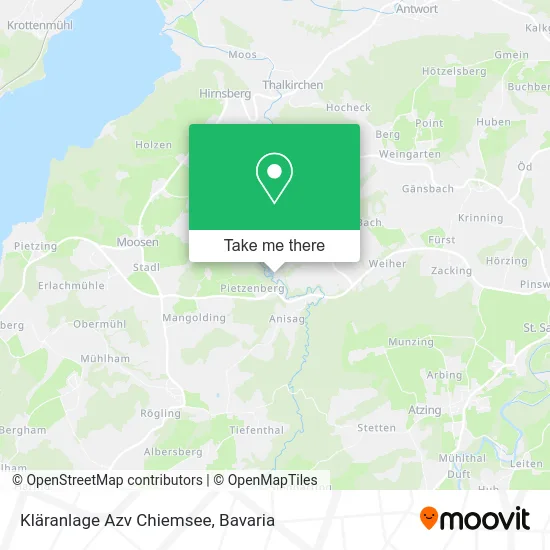 Карта Kläranlage Azv Chiemsee